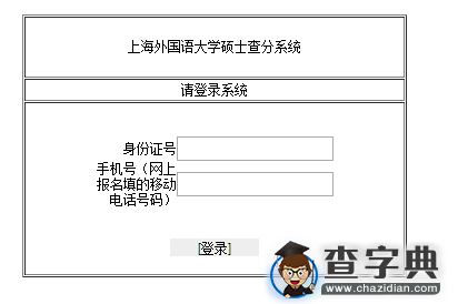 上海外国语大学2016考研成绩查询入口1
